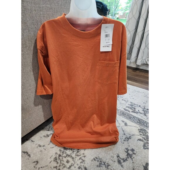 Quiksilver Other - NEW Quiksilver Big & Tall Mens Active Pocket Tee LT Large Tall RUST Orange